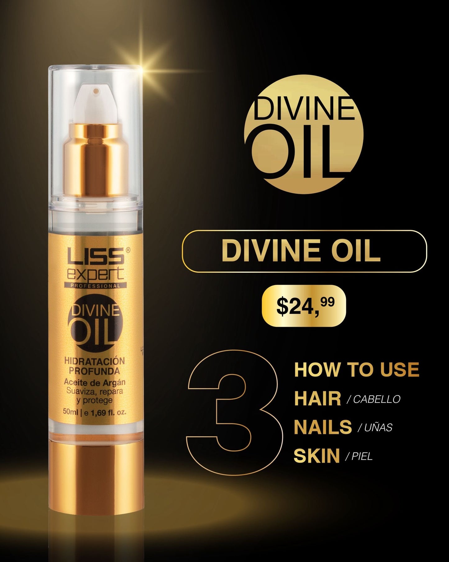 LISS EXPERT ARGAN OIL 50ML ( ARGAN)
