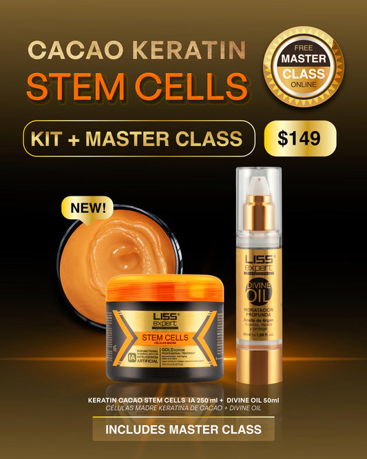 KIT + MASTER CLASS (GOLD 8ONZ + ARGAN)