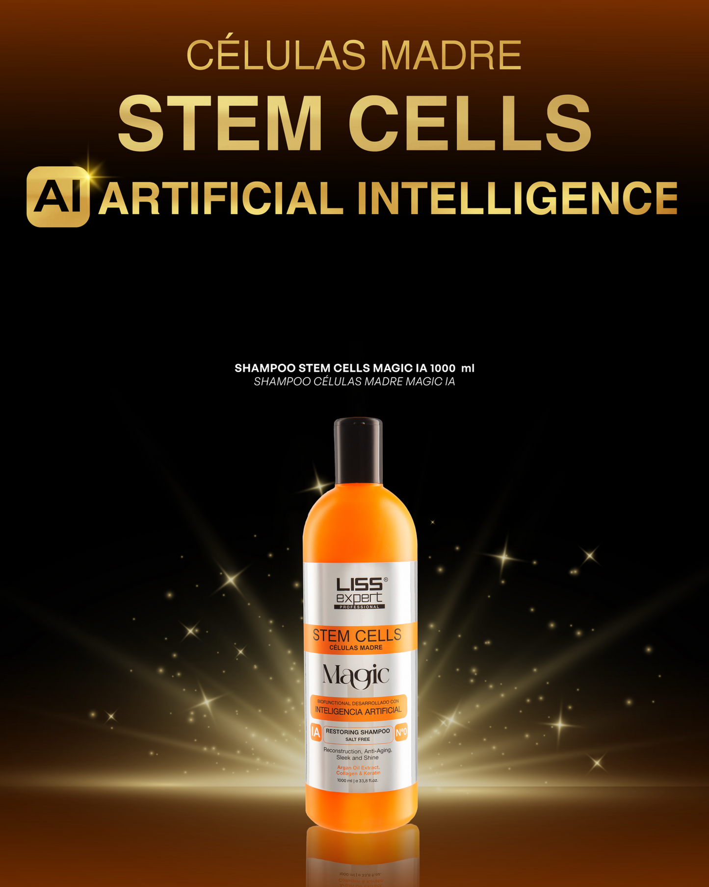 LISS EXPERT STEM CELLS SHAMPOO 33.8 ONZ
