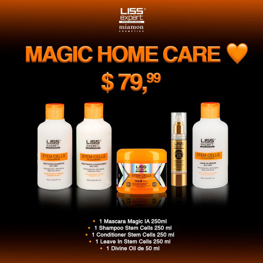 LISS EXPERT MAGIC MASK STEM CELLS 8.45ONZ +SHAMPOO+CONDITIONER+LEAVE IN + ARGAN (MHC)