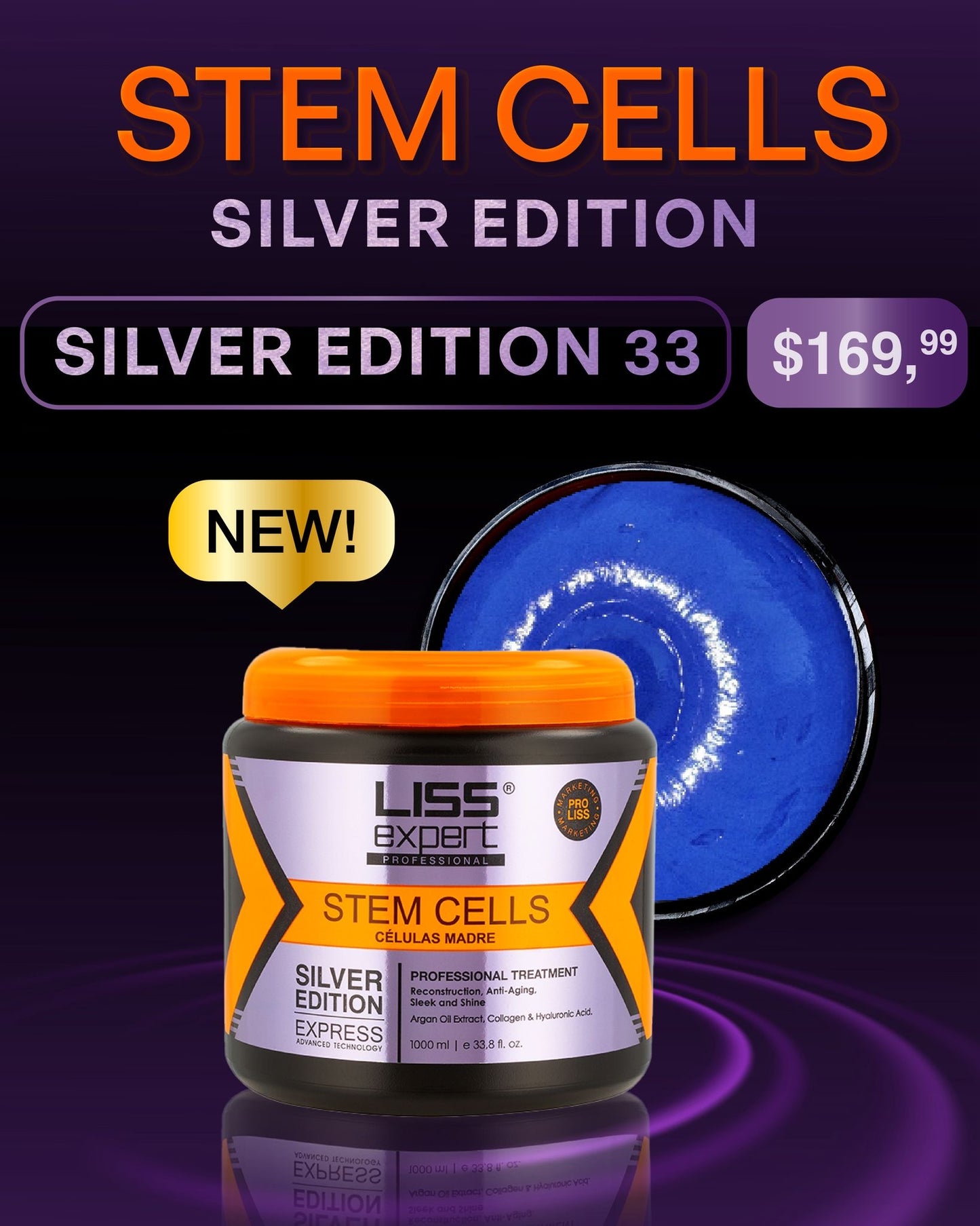 LISS EXPERT STEM CELLS SILVER  33.8 ONZ (SILVER SOLO 33)