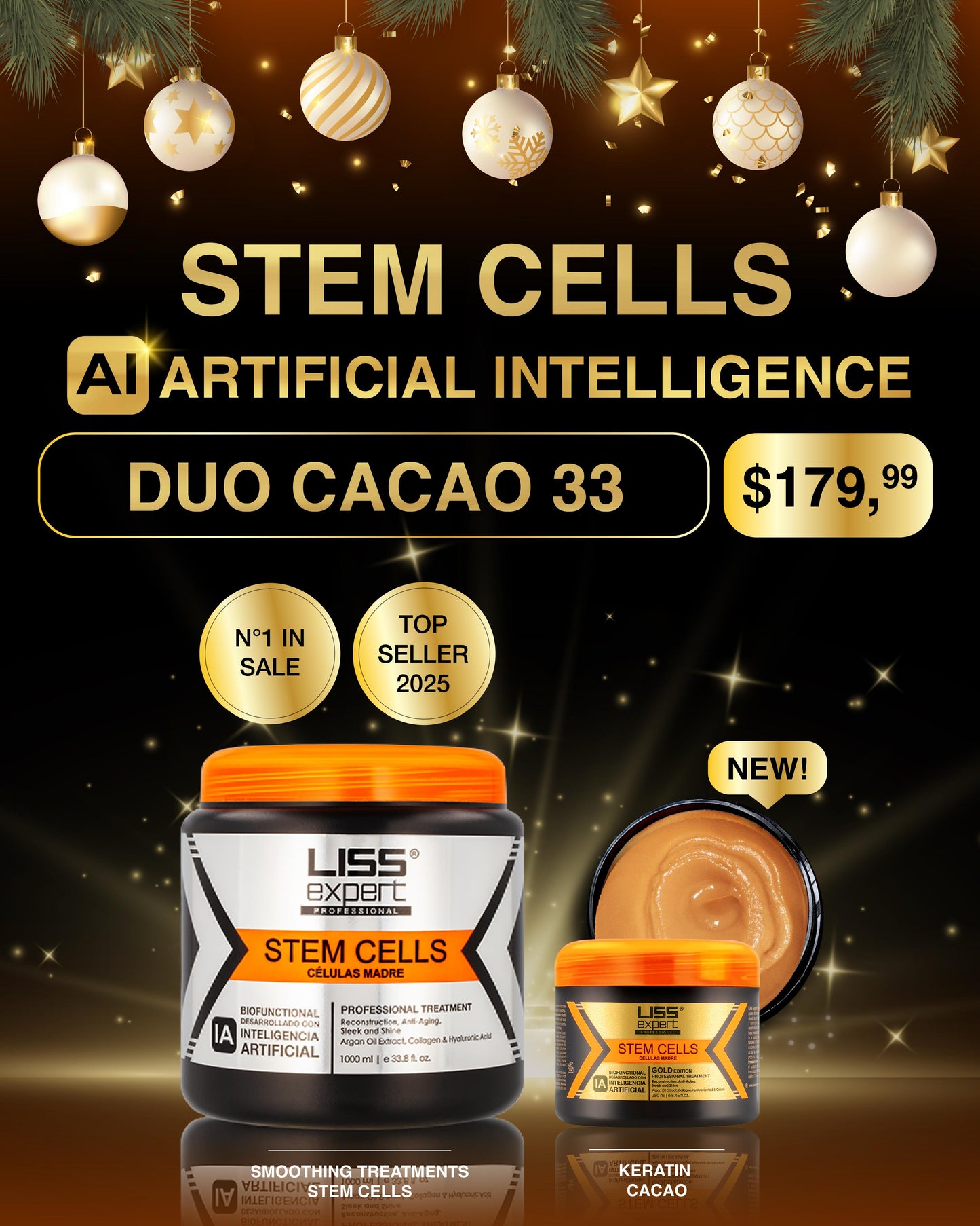 Liss Expert 33onz + Gold 8onz DÚO CACAO 33