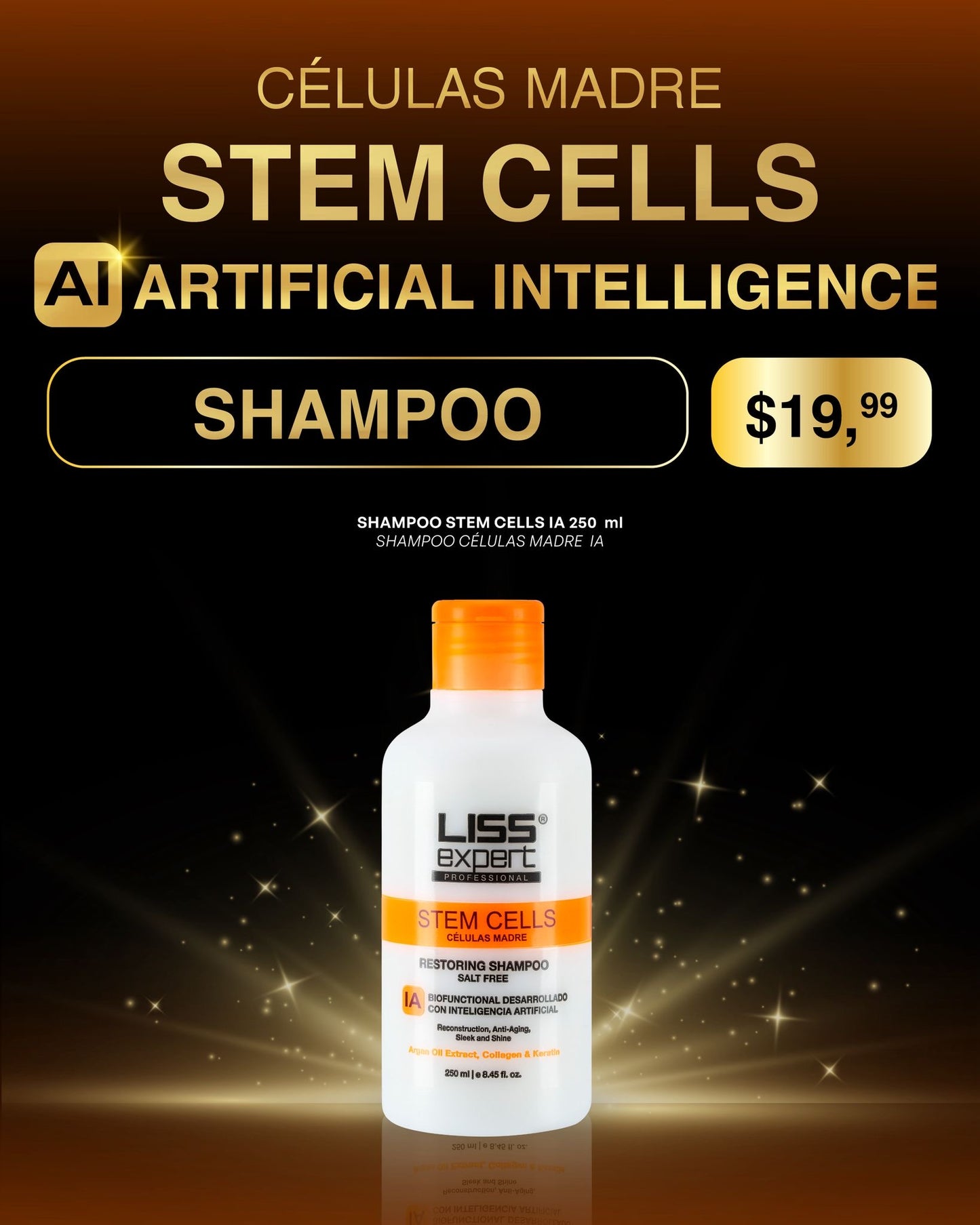 LISS EXPERT STEM CELL SHAMPOO 8.45 ONZ