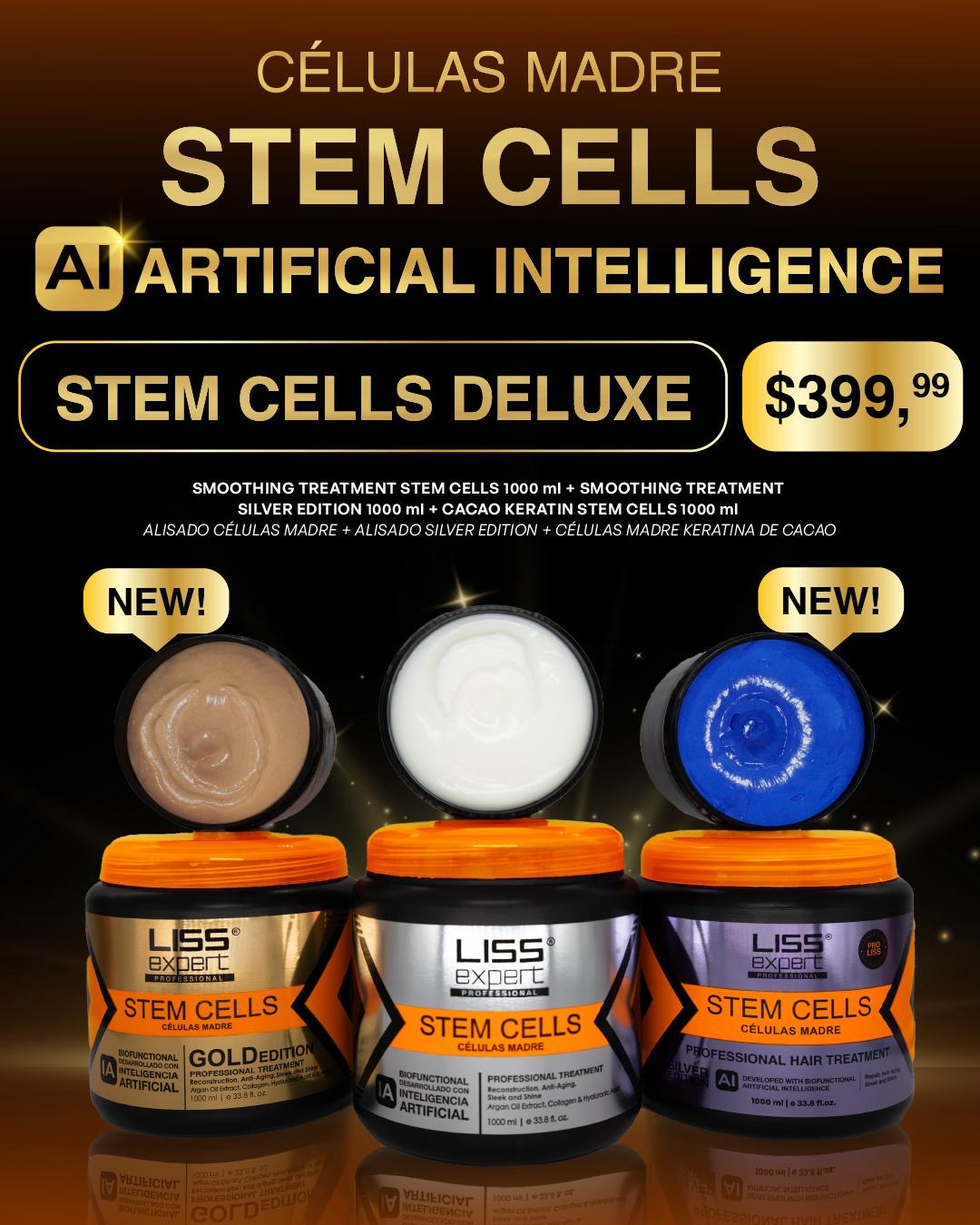 Liss Expert stem cells 33onz + Stem cells gold 33onz + Stem cells silver 33onz (Stem cells deluxe)
